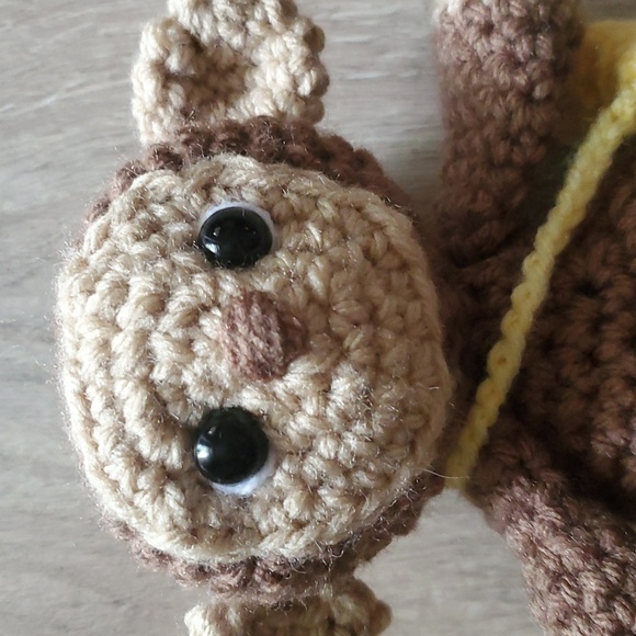 Crochet Monkey with Banana Bag - Picture 5 of 5